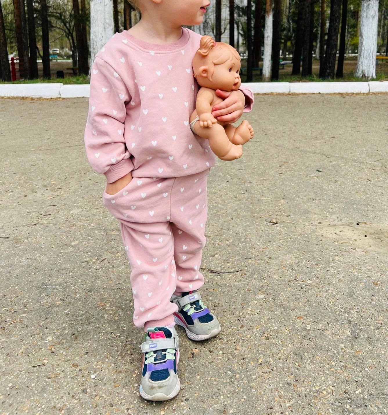 Hearts Sweatsuit Hippo Boutique