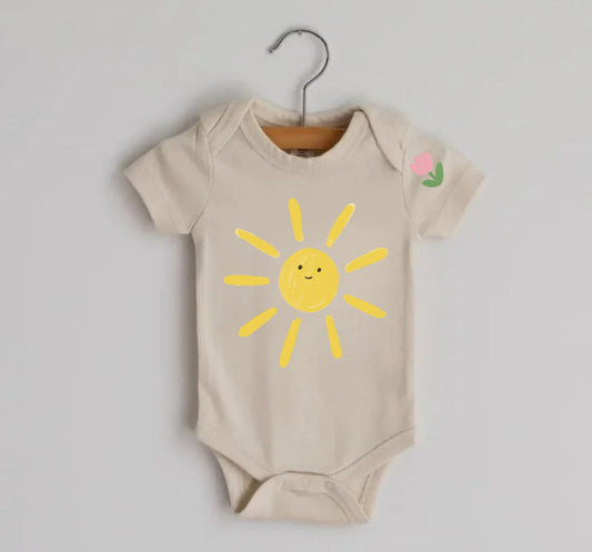 Newborn Baby Bodysuit - Sunshine Hippo Boutique