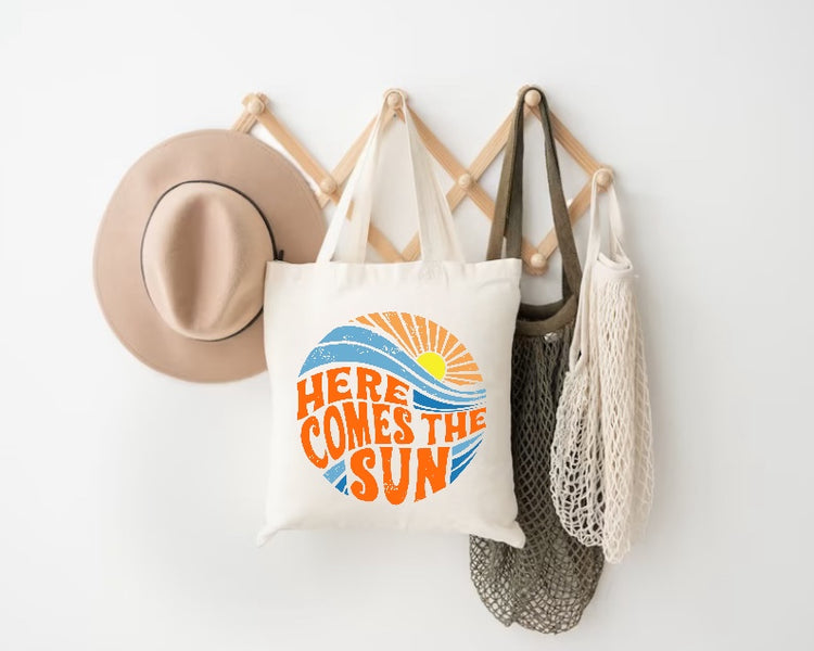 Here Comes The Sun Tote Bag Hippo Boutique