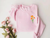 Women’s Crewneck Sweatshirts - Wild Flowers Hippo Boutique