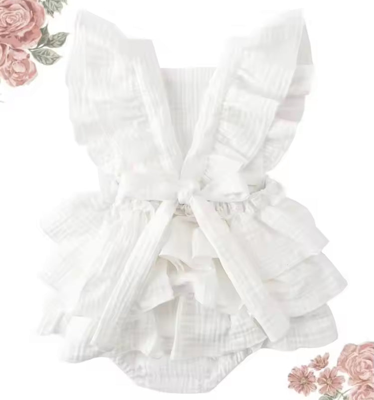 Ruffled bubble Romper Dress Hippo Boutique