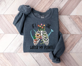 Women’s Crewneck Sweatshirts - If I Die Water My Plants Hippo Boutique