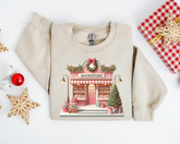Bookstore christmas Sweatshirts Hippo Boutique