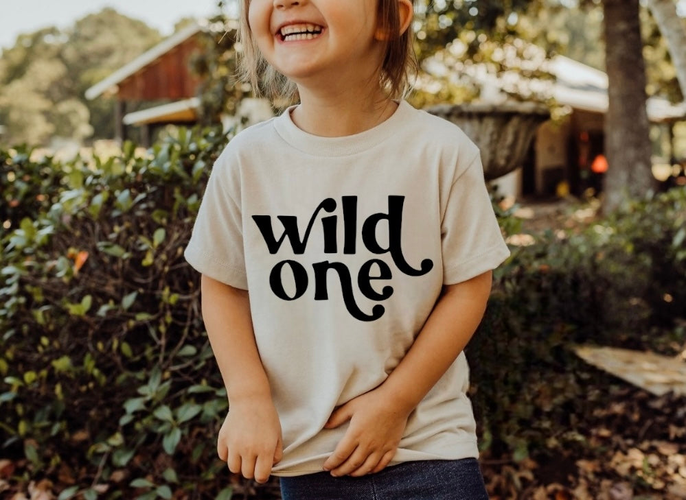 Wild One Baby & Toddler tshirt Hippo Boutique