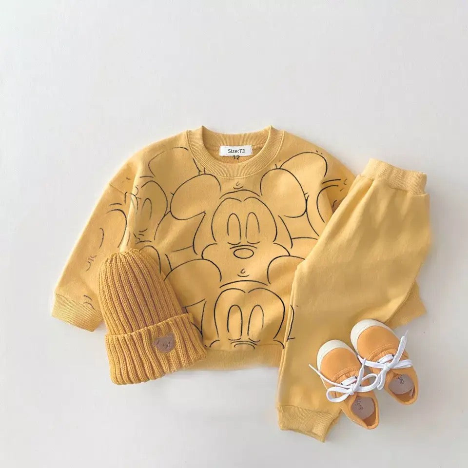 Baby & Toddler Mouse Sweatshirt Outfit Hippo Boutique