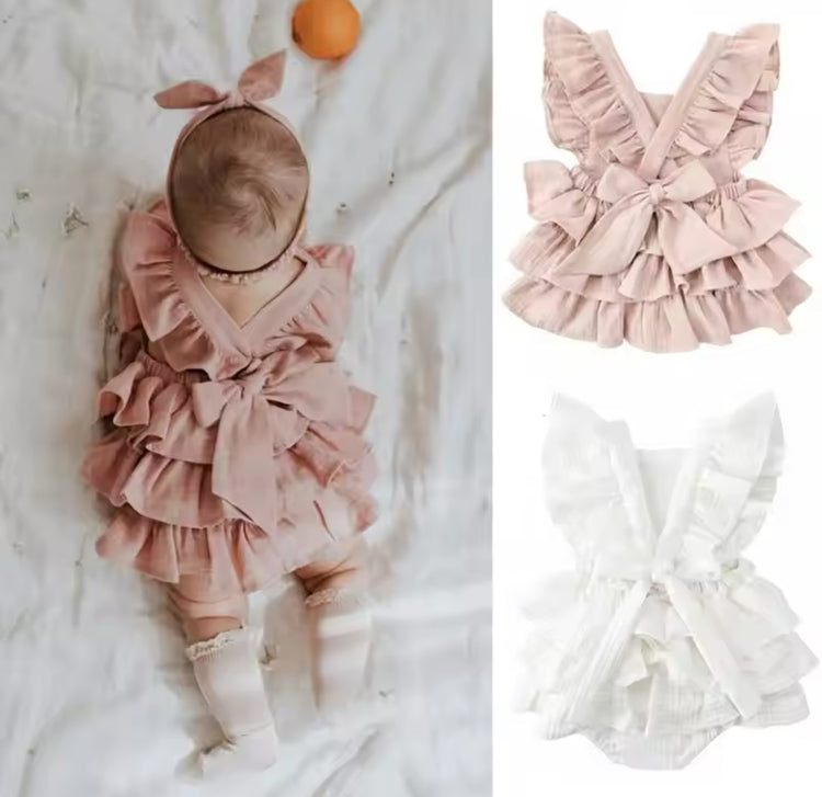Ruffled bubble Romper Dress Hippo Boutique