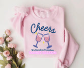 Women’s Crewneck Sweatshirts - Cheers we survived another Dance Season Hippo Boutique