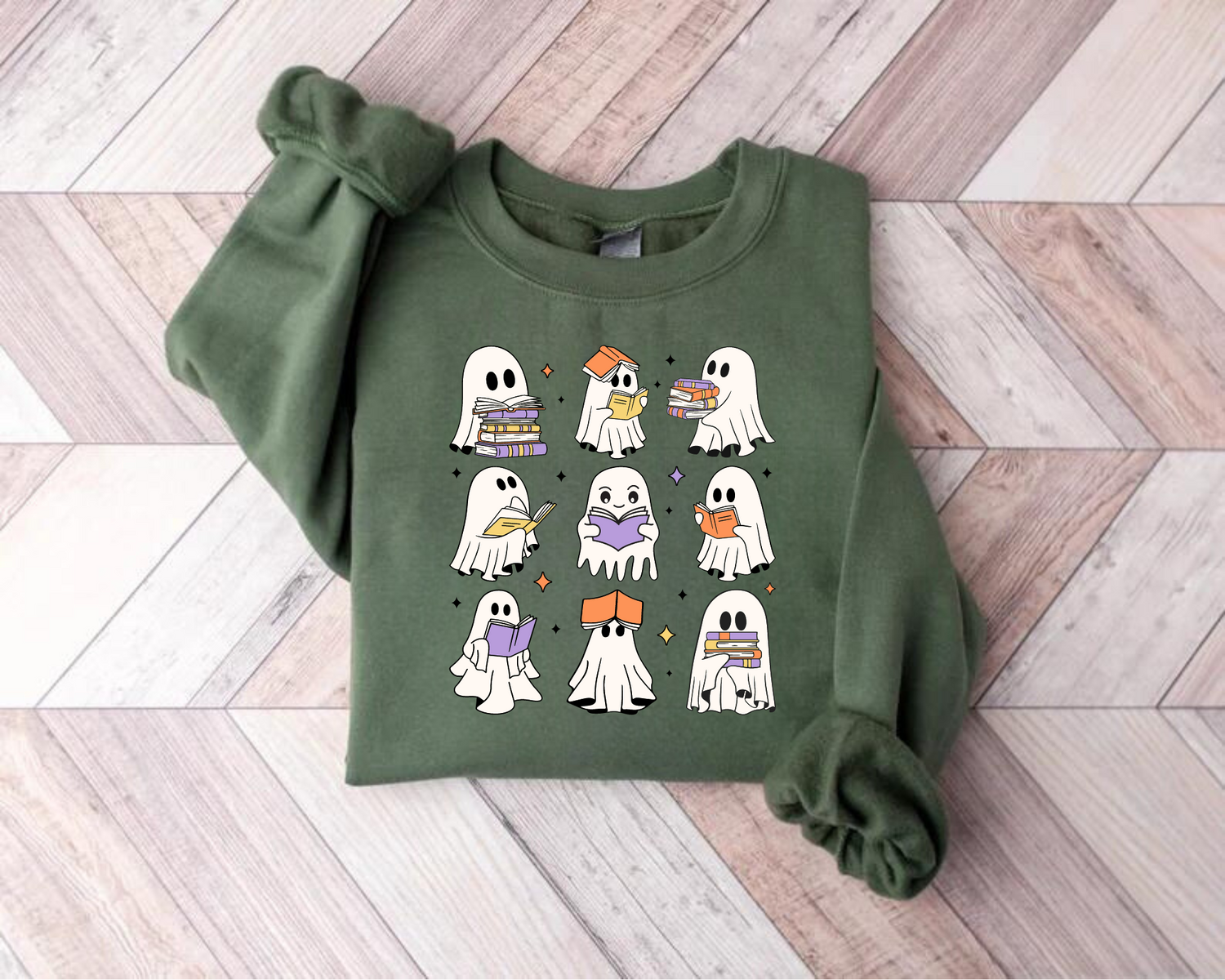 Read More Books Ghosts Reading Sweatshirts Hippo Boutique