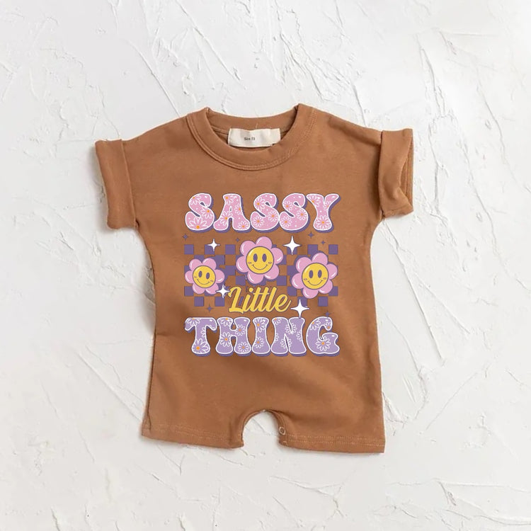 Sassy Thing baby romper bodysuit Hippo Boutique