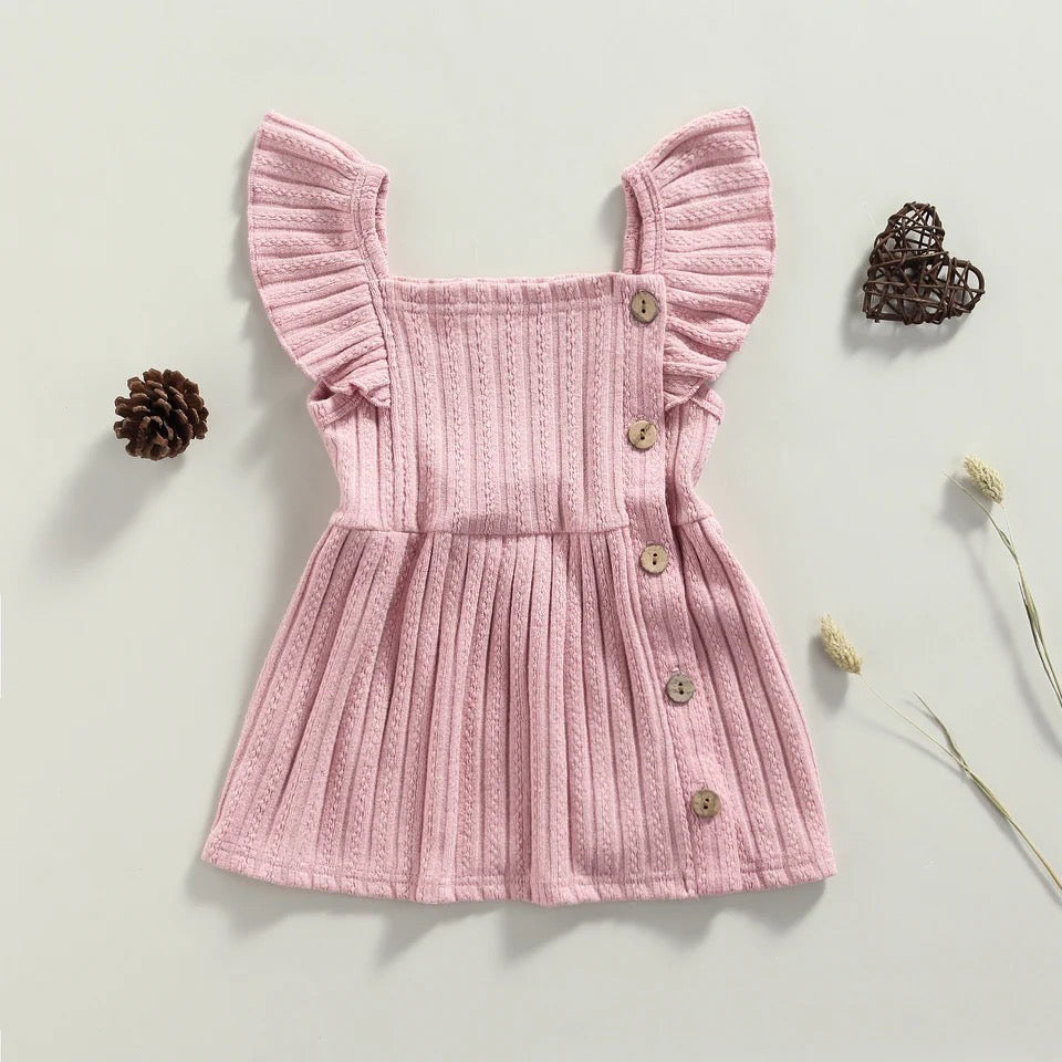 Knitted Sleeveless Baby Dress Hippo Boutique