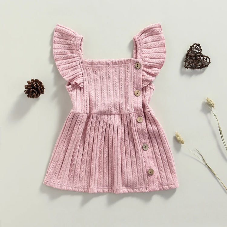 Knitted Sleeveless Baby Dress Hippo Boutique