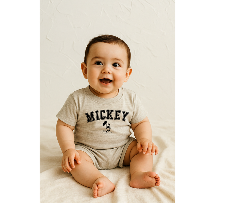 Mouse Baby & toddler 100% cotton outfit Hippo Boutique