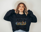 Women’s Crewneck Sweatshirts - Life’s a mess but my Plants are Thriving Hippo Boutique