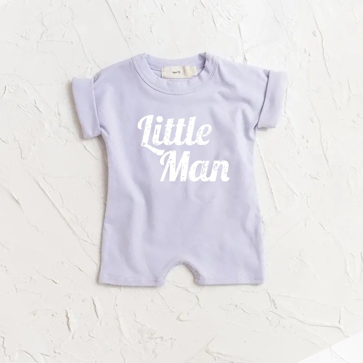 Lil Man baby boy romper bodysuit Hippo Boutique