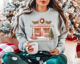 Bookstore christmas Sweatshirts Hippo Boutique