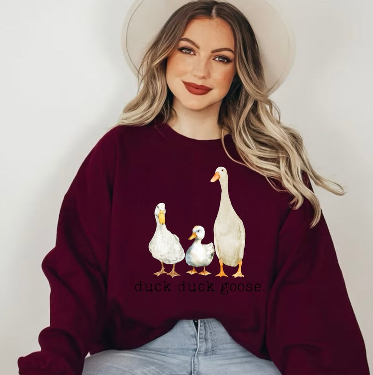 Duck Duck Goose Sweatshirts Hippo Boutique