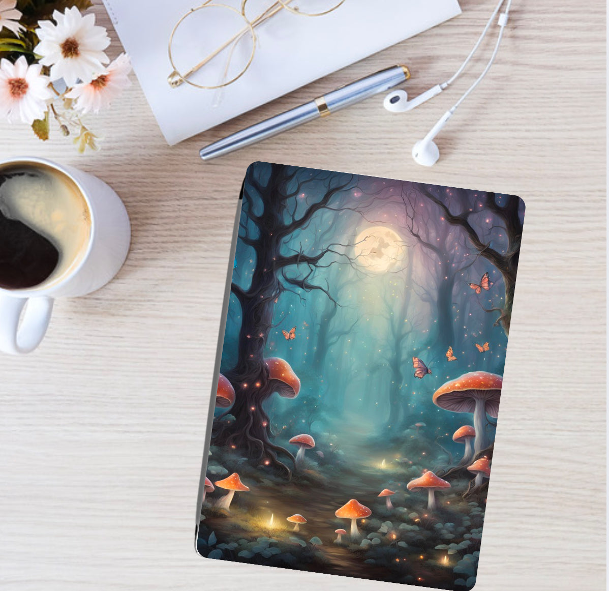 Kindle Case - Mushroom forest Hippo Boutique