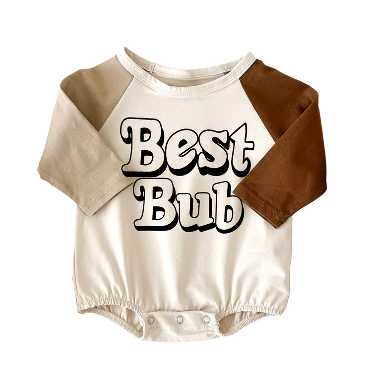 Best Bub Color Block Baby Bubble Romper Hippo Boutique