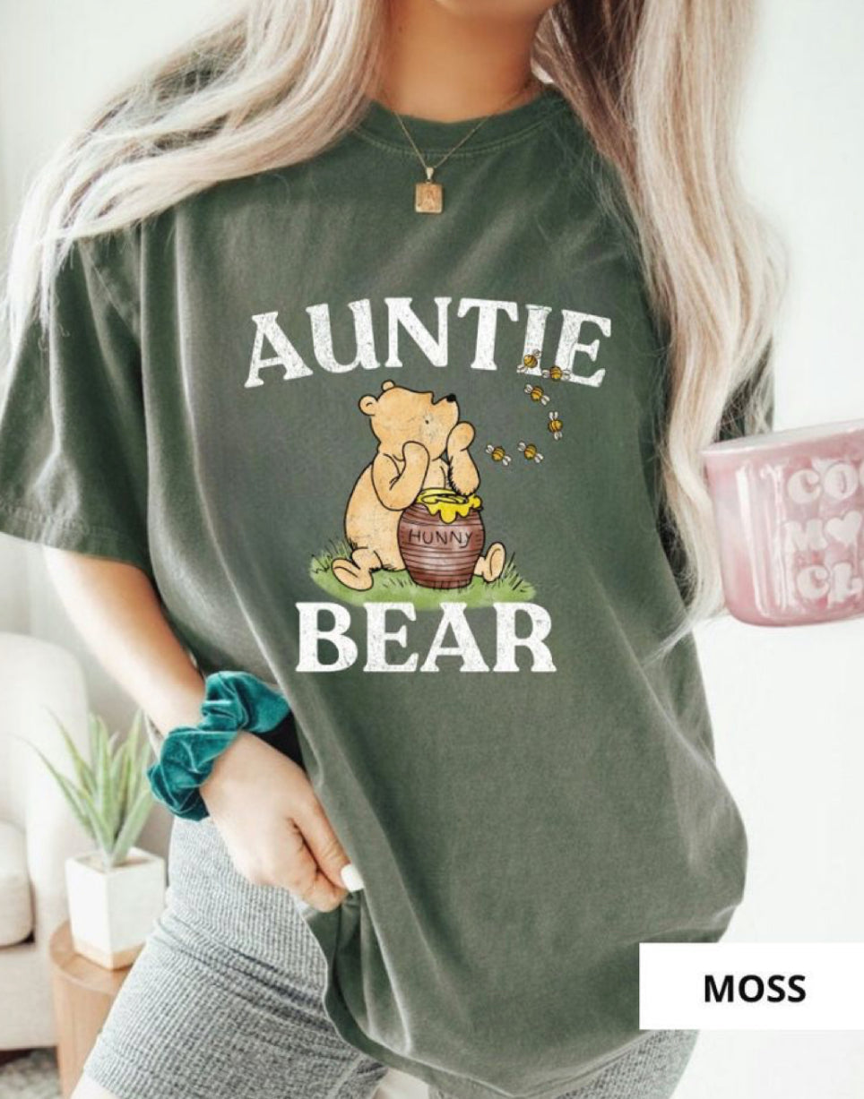 Auntie Bear Pooh Women’s T-Shirt Hippo Boutique