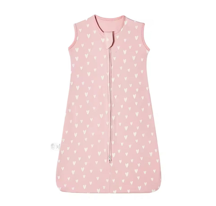 Newborn Baby 100% Organic Cotton Sleep sack - 1 Tog Hippo Boutique
