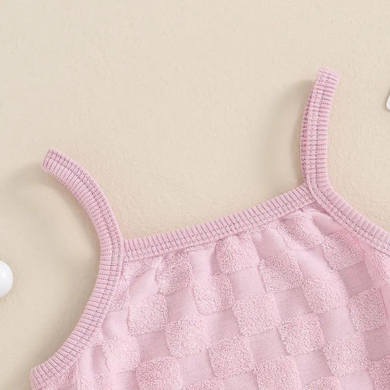 Baby & Toddler Checkered cotton shorts and tank outfit Hippo Boutique