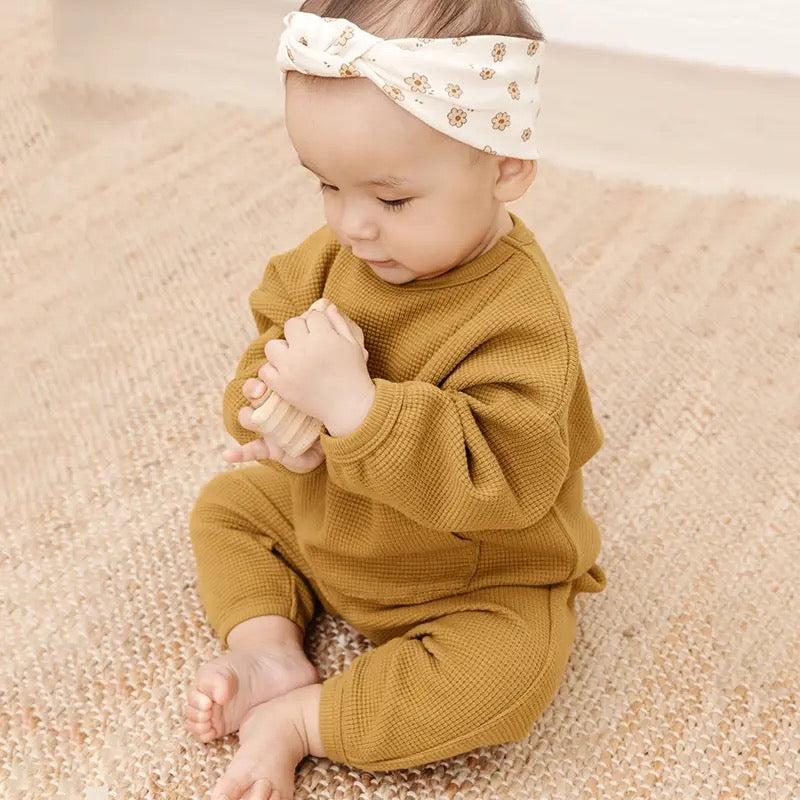 Baby & Toddler Waffle Knit Cotton Outfit Sets Hippo Boutique