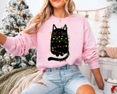 Cat Christmas Sweatshirts Hippo Boutique
