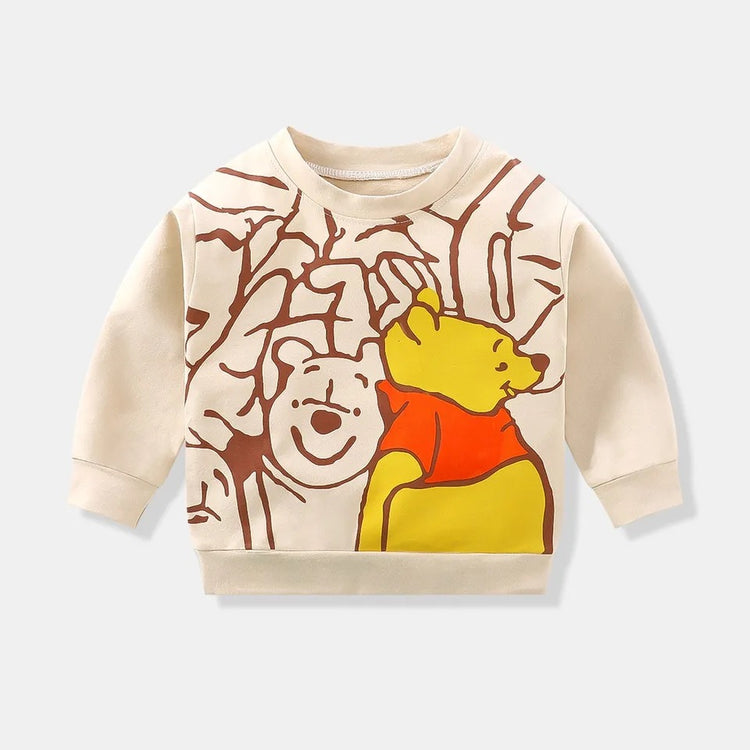 Cartoon Print Sweatshirts Hippo Boutique