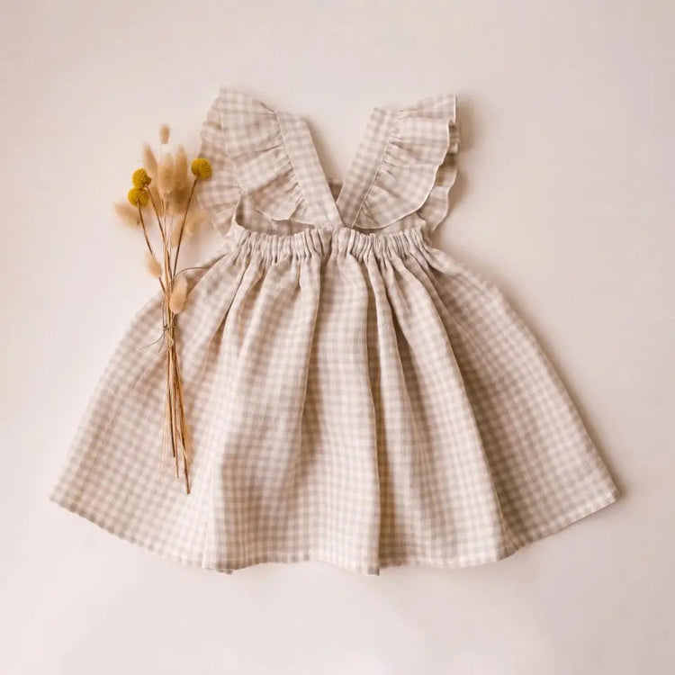 Sleeveless Cotton Linen Dress Outfit Hippo Boutique