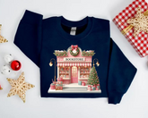 Bookstore christmas Sweatshirts Hippo Boutique