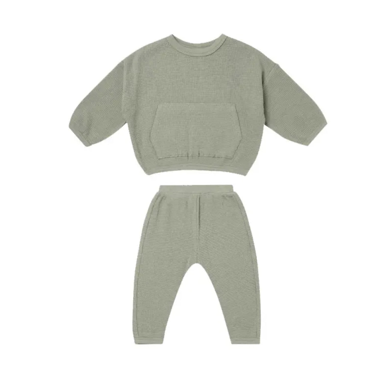Baby & Toddler Waffle Knit Cotton Outfit Sets Hippo Boutique