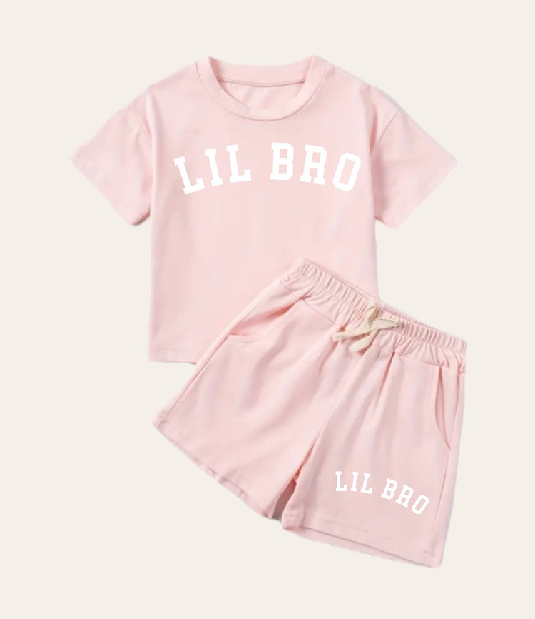 Little Bro Baby Boy T-Shirt & Shorts Set Hippo Boutique