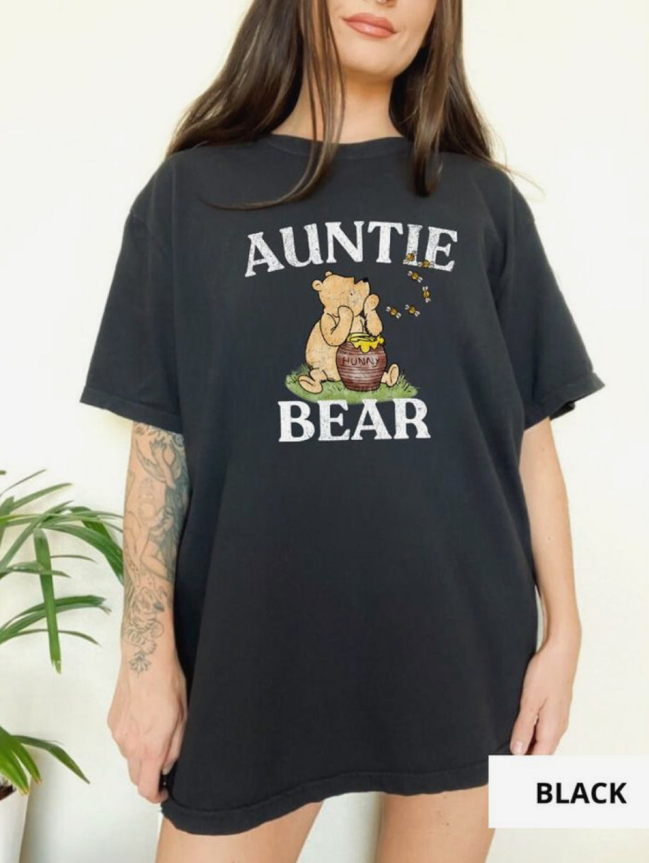 Auntie Bear Pooh Women’s T-Shirt Hippo Boutique