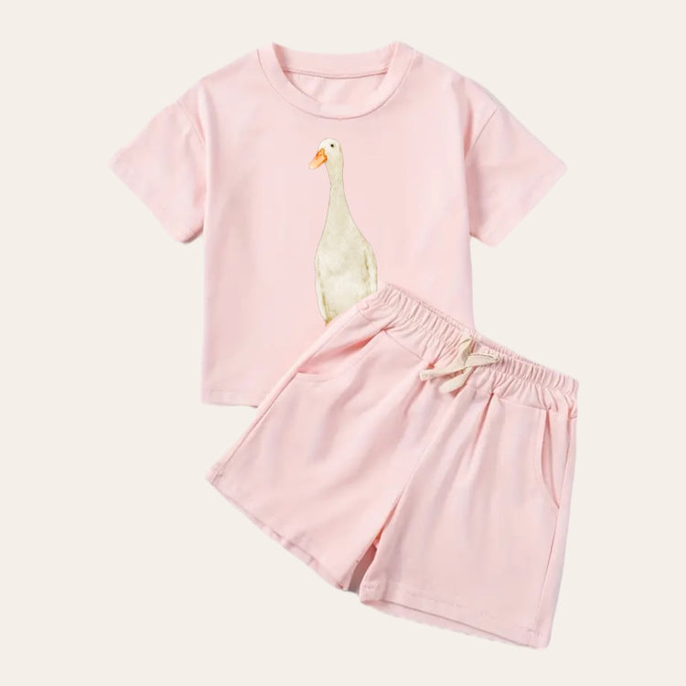 Goose T-Shirt & Shorts Set Hippo Boutique