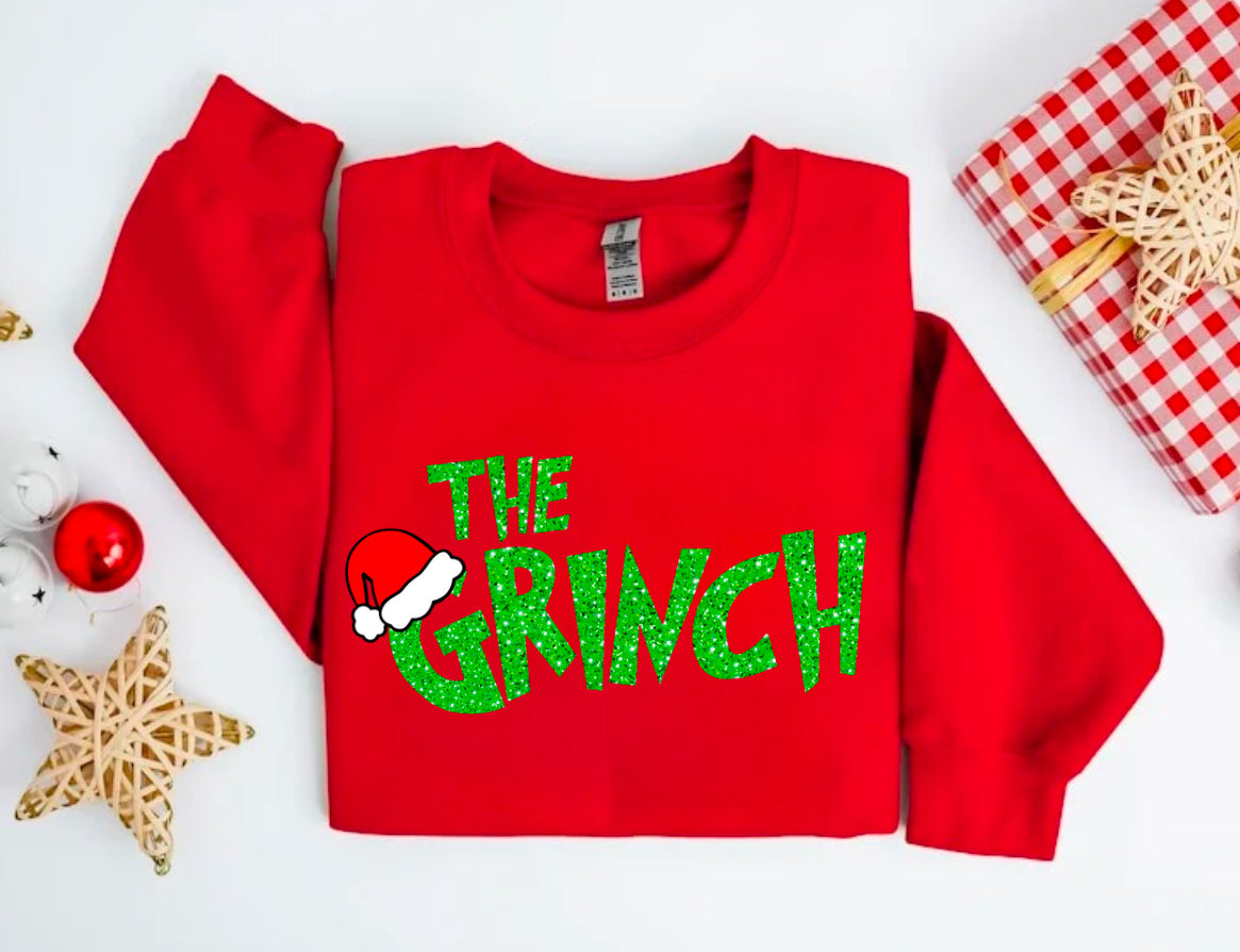 Matching Grinch Christmas Tshirts & Sweatshirts Hippo Boutique