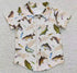 Baby toddler fishing button up shirt with collar
