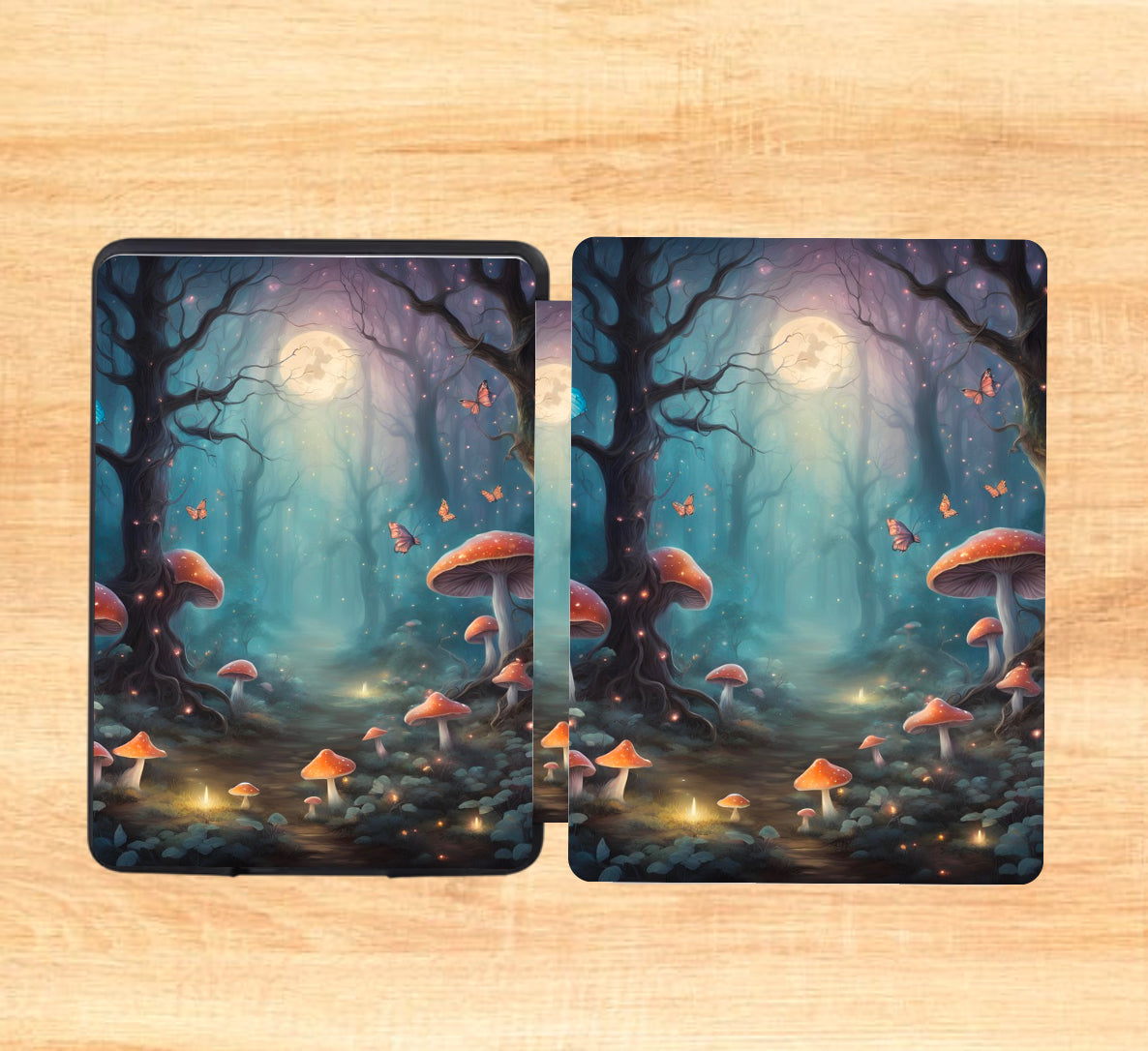 Kindle Case - Mushroom forest Hippo Boutique