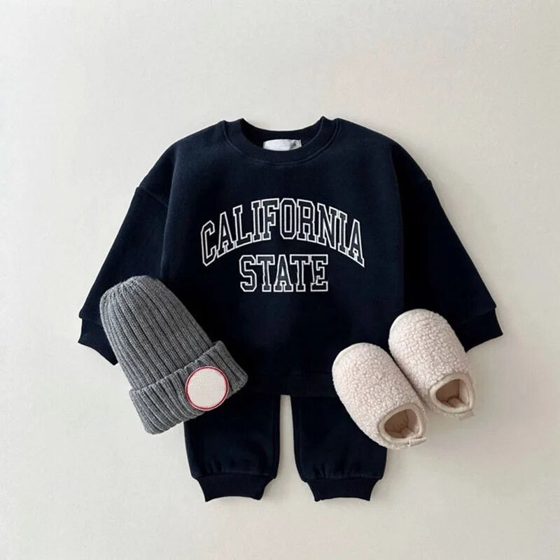 Baby & Toddler California State Sweatshirt Outfit Hippo Boutique