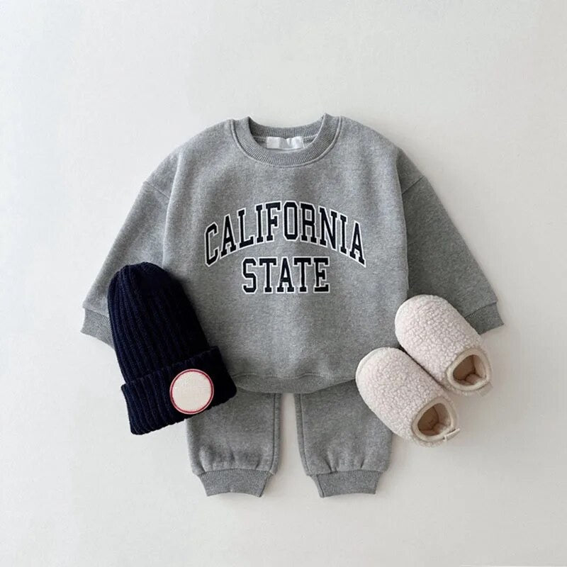 Baby & Toddler California State Sweatshirt Outfit Hippo Boutique