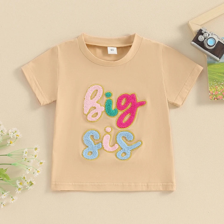 Big Sis T-Shirt & lil sis T-Shirt Rompers Hippo Boutique