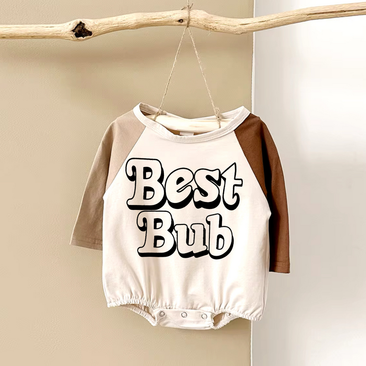 Best Bub Color Block Baby Bubble Romper Hippo Boutique