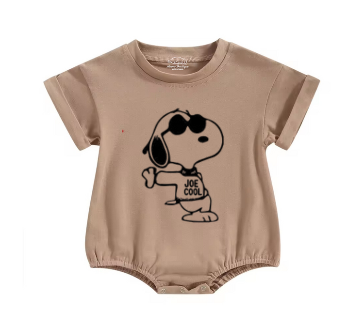 Dog Baby t-shirt bubble Romper Hippo Boutique