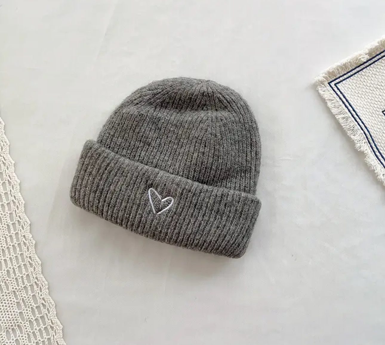 Baby & kids heart Winter Hat Beanies Hippo Boutique