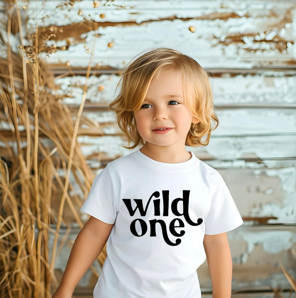 Wild One Baby & Toddler tshirt Hippo Boutique