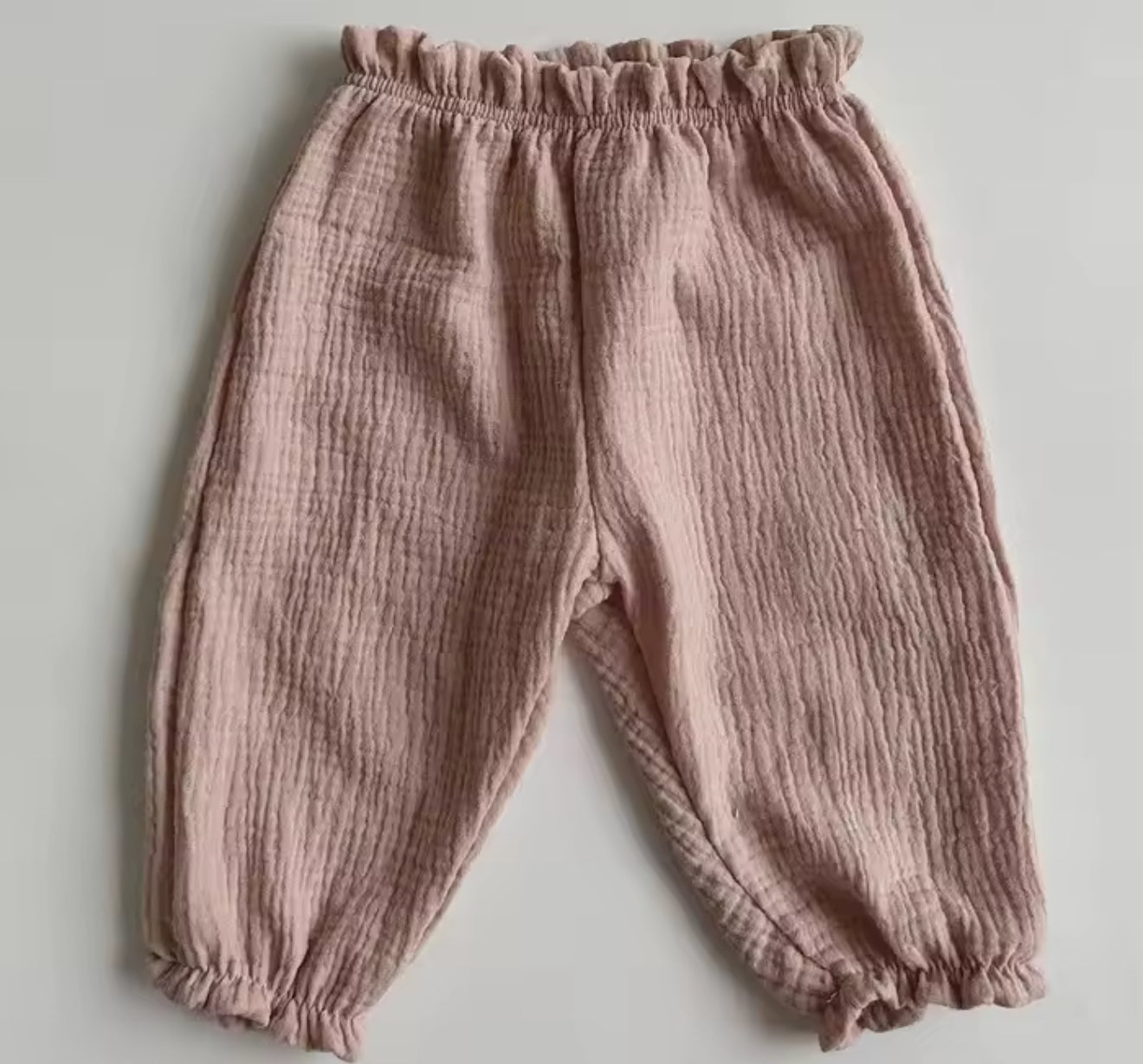 Organic Cotton Baby & Toddler Pants – Neutral Loose Fit Hippo Boutique
