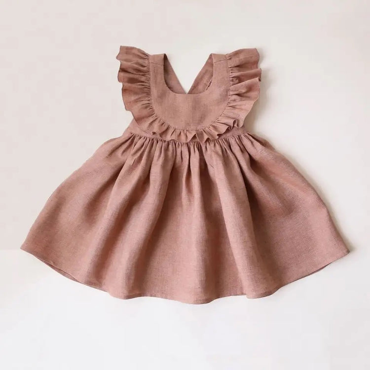 Sleeveless Cotton Linen Dress Outfit Hippo Boutique