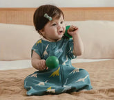 Newborn Baby 100% Organic Cotton Swaddle Sleep sack - 1 Tog Hippo Boutique