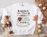 Lets bake stuff Christmas crewneck Sweatshirts Hippo Boutique