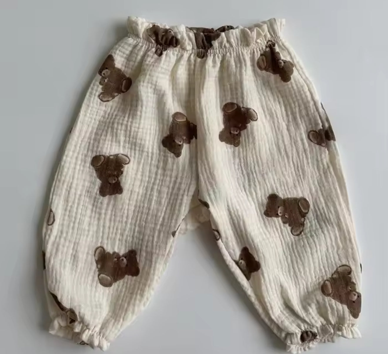 Organic Cotton Baby & Toddler Pants – Neutral Loose Fit Hippo Boutique