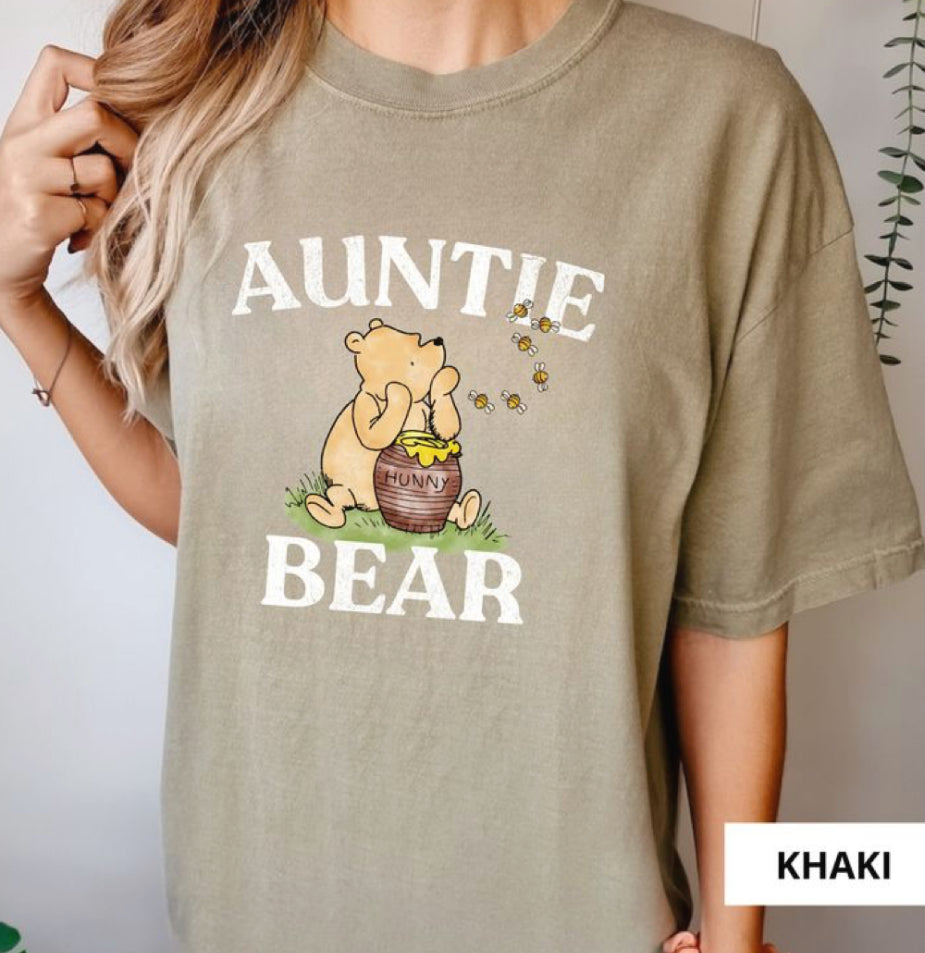 Auntie Bear Pooh Women’s T-Shirt Hippo Boutique